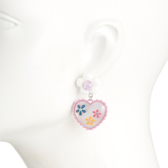Betsey Johnson Flower Drop Earrings! - Picture 4 of 16